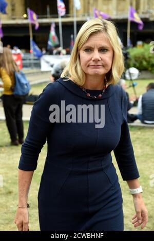 Fotografia di Justine Greening (1969-) ex politico britannico che ha servito come Segretario di Stato per l'istruzione dal 2016 al 2018 e come membro del Parlamento per Putney dal 2005 al 2019. Foto Stock