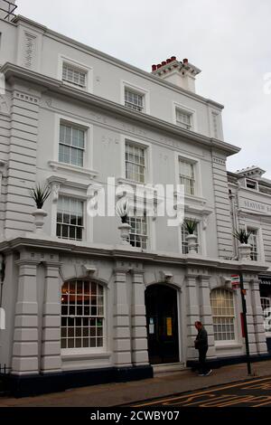 l'hotel royal albion in albion street, broadstairs town, east kent uk agosto 2020 Foto Stock