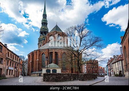 Chiesa di San Pietro a riga, Lettonia Foto Stock