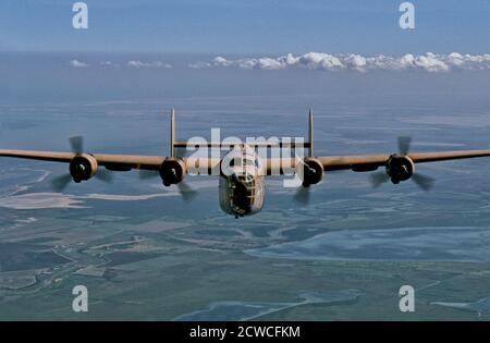 Bombardiere pesante consolidato B-24-LB-30 della seconda Guerra Mondiale Foto Stock