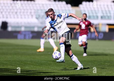 Torino, Italia. 26 settembre 2020. Robin Gosens di Atalanta Bergamasca Calcio durante la Serie A partita tra Torino FC e Atalanta Calcio. Foto Stock