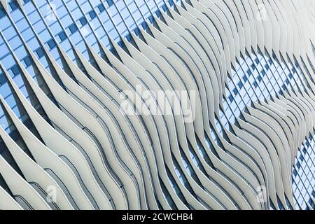 The Aqua Tower, Chicago, Illinois, Stati Uniti Foto Stock