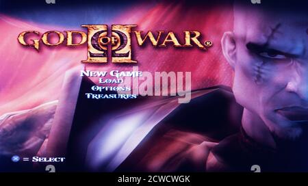 God of War 2 - Sony PlayStation 2 PS2 - Solo per uso editoriale Foto Stock