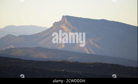 Paesaggi del Capo Occidentale intorno a Kagga Kamma, Sud Africa. Foto Stock