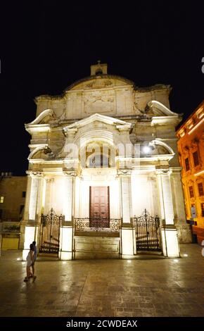 La Chiesa di Santa Caterina d'Italia, la Valletta, Malta. Foto Stock