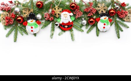 Set Decorazioni Natalizie Elicola – 2 Striscioni Merry Christmas E JOY, Glitterati, Con Corda, Per Albero E Camino