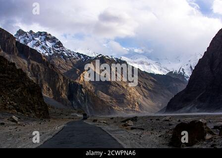 Fotografia di paesaggio nella stagione di primavera nelle zone settentrionali del Pakistan Foto Stock