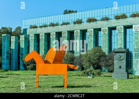 Polonia, Varsavia: Edificio moderno della Corte Suprema della Repubblica di Polonia. Foto Stock