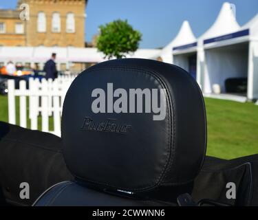 Morgan PlusFour, Salon Privé, Blenheim Palace, Woodstock, Oxfordshire, Inghilterra, settembre 2020. Foto Stock