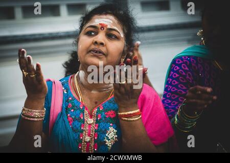 Festa di Thaipusam 2020 Foto Stock