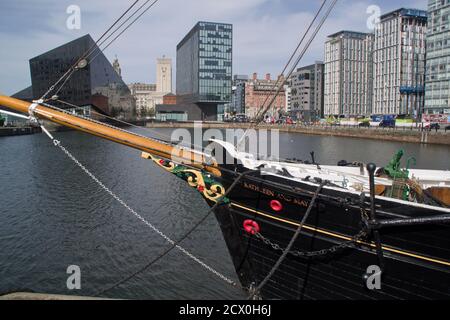 Inscatolando Dock Liverpool Foto Stock