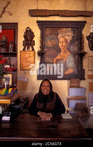 USA, Deep South, Southern, Louisiana, New Orleans, quartiere francese, museo storico di Voodoo, Foto Stock