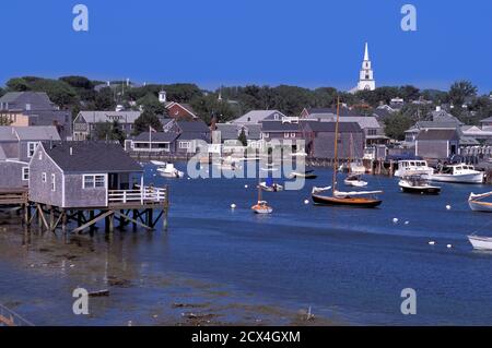 Nantucket Harbor, Nantucket Island, Massachusetts, Stati Uniti Foto Stock