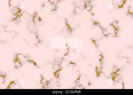 Oro marmo granito texture, oro rosa di lusso vettore sfondo modello per il tuo design Illustrazione Vettoriale