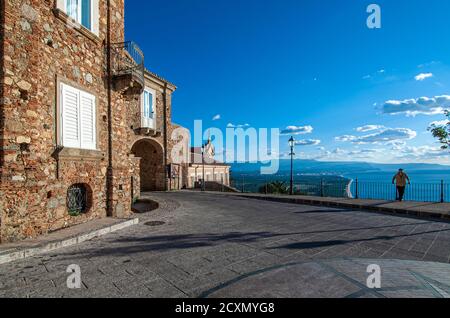 Italia Calabria Provincia di Vibo Valencia Nicotera - Vista Foto Stock