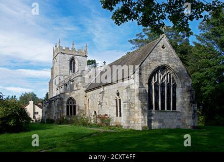 Chiesa di tutti i Santi nel villaggio di Bubwith, East Yorkshire, Inghilterra, Regno Unito Foto Stock