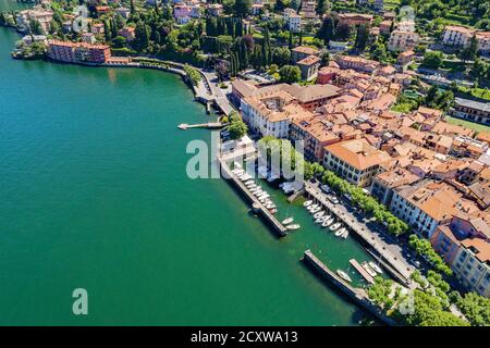 Dervio - Lago di Como (IT) - Vista aerea Foto Stock