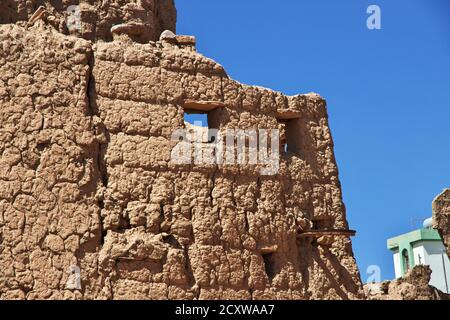 Il villaggio arabo vicino Najran, regione ASiR, Arabia Saudita Foto Stock