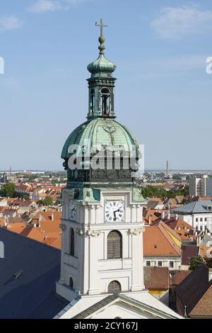 Cattedrale Basilica dell'Assunzione di nostra Signora, Győr, Raab, Magyarország-Moson-Sopron County, Ungheria, székesegyház, Europa, Nagyboldogasszony-Győr Foto Stock