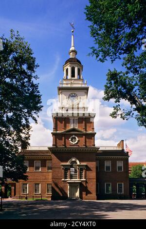 SALA DELL'INDIPENDENZA DEGLI ANNI '90 LUOGO DI NASCITA DELLA DICHIARAZIONE DI INDIPENDENZA E COSTITUZIONE PHILADELPHIA PA USA - KP5746 NET002 HARS MATTONI NAZIONALI RIVOLUZIONARI STATI UNITI COPIA SPAZIO FULL-LENGTH ISPIRAZIONE EDIFICI PORTE LIBERTÀ GUERRE STRUTTURA CENTRO URBANO PROPRIETÀ ESTERNO FAMOSI PA PARCHI CORSA NORD-EST USA CULLA ORGOGLIO 1776 CASE REGIONE GUERRA DI INDIPENDENZA METÀ ATLANTICO IMMOBILIARE COMMONWEALTH EAST COAST CITTÀ NATALE KEYSTONE STATO VECCHIO LA RIBELLIONE DELLA CASA DI STATO RIVOLTA AMERICANA RIVOLUZIONARIA GUERRA NATIONAL PARK 1770 LE COLONIE AMERICANE DI RIVOLUZIONE COMMONWEALTH COMBATTONO COMBATTIMENTI IN CONFLITTO Foto Stock