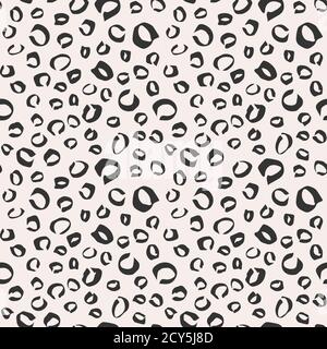 Semplici doodles di inchiostro disegnati a mano, pattern senza giunture, sfondo geometrico astratto. Tratti di pennello casuali. Design della struttura dell'inchiostro semplice e utile. Vettore ill Illustrazione Vettoriale