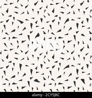 Semplici doodles di inchiostro disegnati a mano, pattern senza giunture, sfondo geometrico astratto. Tratti di pennello casuali. Design della struttura dell'inchiostro semplice e utile. Vettore ill Illustrazione Vettoriale