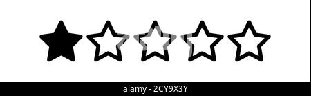 Illustrazione grafica vettoriale di una stella per qualsiasi scopo Illustrazione Vettoriale