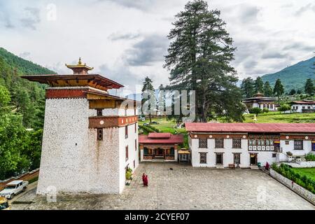 Scuola di Astrologia Pangrizampa a Thimphu, Bhutan Foto Stock