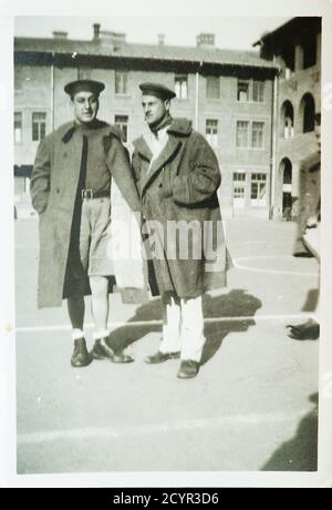 Soldati marini italiani a Tientsin - Tianjin Cina - 1924-25 Foto Stock