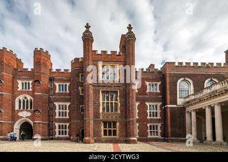 Hampton Court Palace, London, Regno Unito Foto Stock