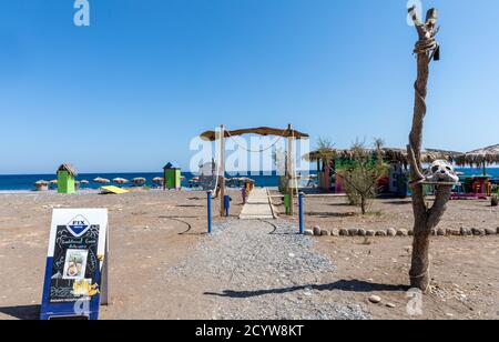 Il Mojito Beach Rhodes isole Greche - Grecia Foto Stock