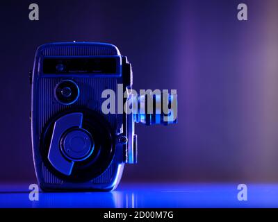 Videocamera Vintage retro Yashica Clockwork 8 Cine Movie Motion Foto Stock