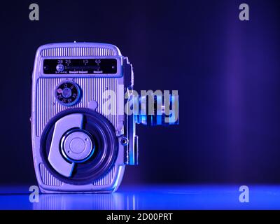 Videocamera Vintage retro Yashica Clockwork 8 Cine Movie Motion Foto Stock