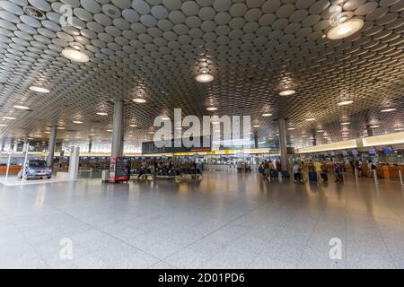 Hannover, Germania - 9 agosto 2020: Aeroporto di Hannover Hanover, HAJ Terminal C in Germania. Foto Stock