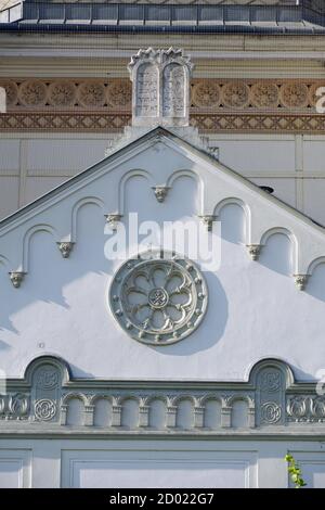 Ex sinagoga, Győr, Raab, Győr-Moson-Sopron County, Ungheria, Magyarország, Europa Foto Stock