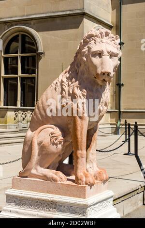 Biltmore Estate Guardian Lion Foto Stock