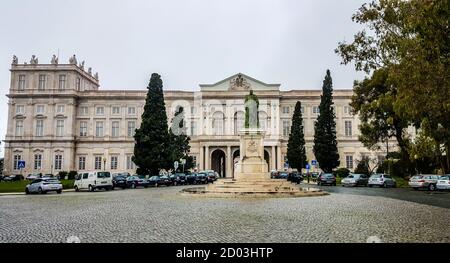 Palazzo Nazionale di Ajuda. Lisbona, Portogallo Foto Stock