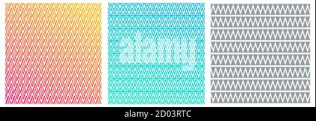 Geometria motivo a griglia senza giunture su sfondo bianco. Semplice motivo geometrico per il disegno di stoffa, carta da imballaggio, copertina Illustrazione Vettoriale