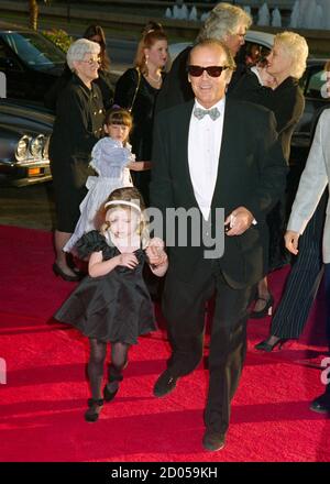 ARCHIVIO: LOS ANGELES, CA. 24 marzo 1995: Attore Jack Nicholson alla performance benefica di 'Beauty and the Beast' al Teatro Shubert. Foto del file © Paul Smith/Caratteristiche Foto Stock