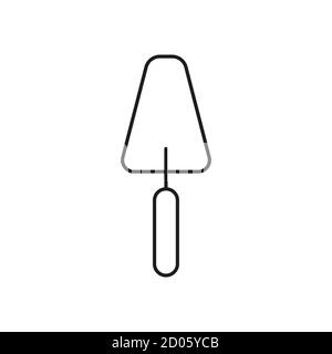 Icona Shovel elemento di costruzione icona per il concetto mobile e le app web. L'icona della pala sottile può essere utilizzata per il Web e i dispositivi mobili. Icona Premium su bianco Illustrazione Vettoriale