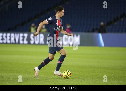 Julian Draxler del PSG durante la partita di calcio Ligue 1 tra Paris Saint-Germain (PSG) e SCO Angers il 2 ottobre 2020 a Par Foto Stock