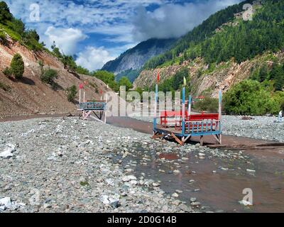 Dhamaka lago swat, Khyber Pakhtunkhwa, Pakistan Foto Stock