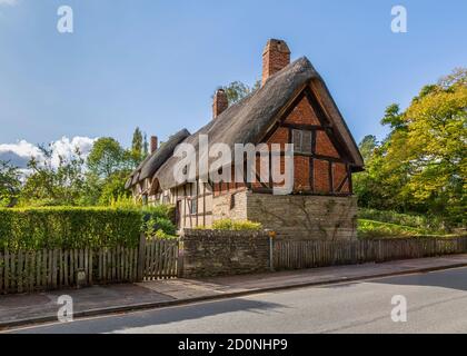 Casa di Anne Hathaway a Shottery vicino Stratford Upon Avon. Foto Stock
