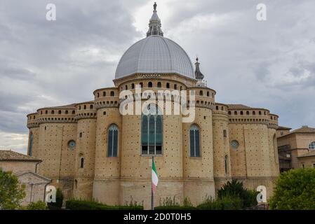 Il Santuario della Madonna a Loreto sulle Marche in Italia Foto Stock