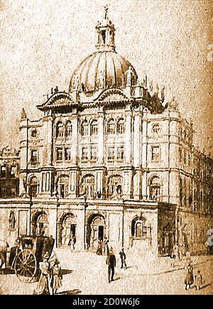 CAMDEN PALACE THEATRE, CAMDEN HIGH STREET, LONDRA, INGHILTERRA - una vecchia immagine dell'edificio poco dopo l'apertura. Era stato formalmente aperto dall'attrice Ellen Terry il giorno di Santo Stefano 1900 come il Royal Camden Theatre per mostrare una vasta gamma di produzioni che vanno da Shakespeare all'opera, alla commedia musicale e alla pantomima. In seguito divenne uno studio di registrazione della bbc, un cinema, un teatro musicale e un night club. Un grande incendio nell'edificio durante i lavori di ristrutturazione si è verificato il 6 gennaio 2020 quando otto motori antincendio e circa 60 vigili del fuoco hanno partecipato per contenere l'incendio nell'area del tetto. Foto Stock