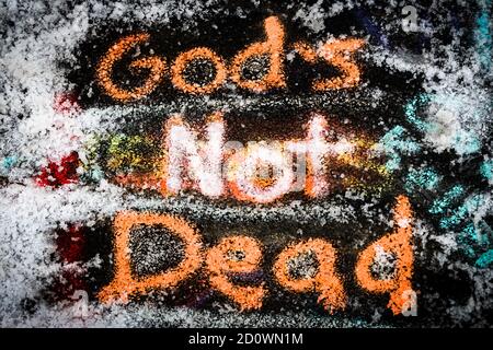 Arte dei graffiti Foto Stock