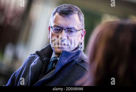 Monaco, Baviera, Germania. 3 ottobre 2020. Dr. FLORIAN HERRMANN del partito CSU e del governo dello Stato bavarese. Credit: Sachelle Babbar/ZUMA Wire/Alamy Live News Foto Stock