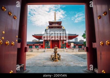 Tempio Shitennoji di Osaka in Giappone Foto Stock