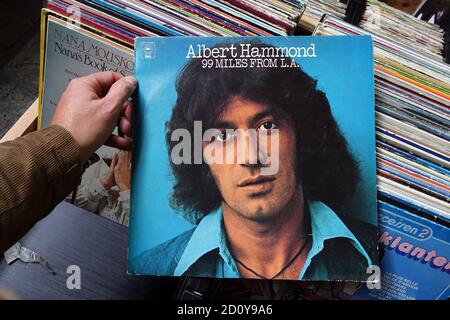 LP album: Albert Hammond - 99 miglia da L.A., Foto Stock