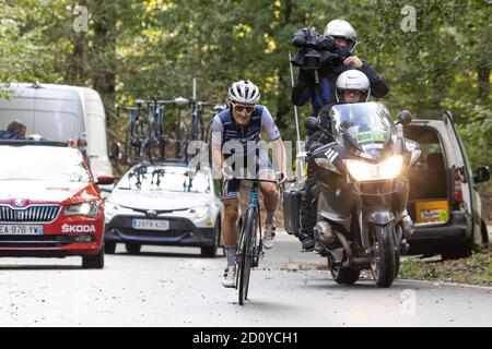 Luik, Belgio. 04 ottobre 2020. LUIK, 4-10-2020, ciclismo, Luik Bastenaken luik, Lizzie Deignan wint Luik Bastenaken Luik Credit: Pro Shots/Alamy Live News Foto Stock